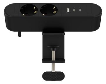 MicroConnect Multi Desktop Power Socket 2 Ways Schuko 1 x USB-A 2 - Steckdosenleiste von LumaTech