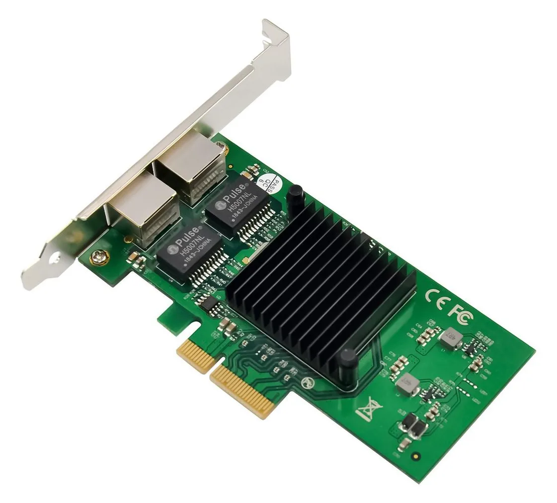 MicroConnect Network Card PCIe x1 Intel 82576 Dual- RJ45, Ansicht 5