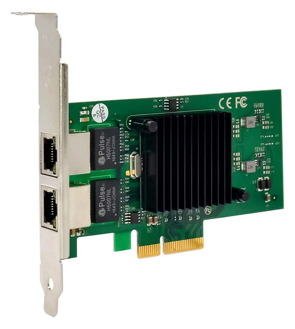 MicroConnect Network Card PCIe x1 Intel 82576 Dual- RJ45, Ansicht 6