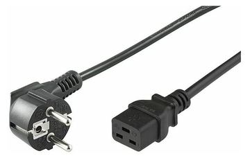 MicroConnect PE0771901 - 1 m - CEE7/7 - C19-Koppler - H05VV-F - 250 V - 16 A von LumaTech
