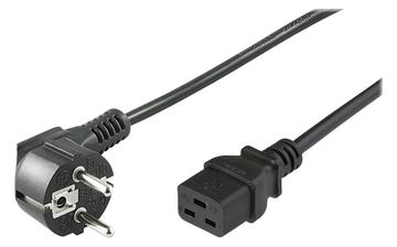 MicroConnect PE0771902 - 1,8 m - CEE7/7 - C19-Koppler - H05VV-F - 250 V - 16 A von LumaTech