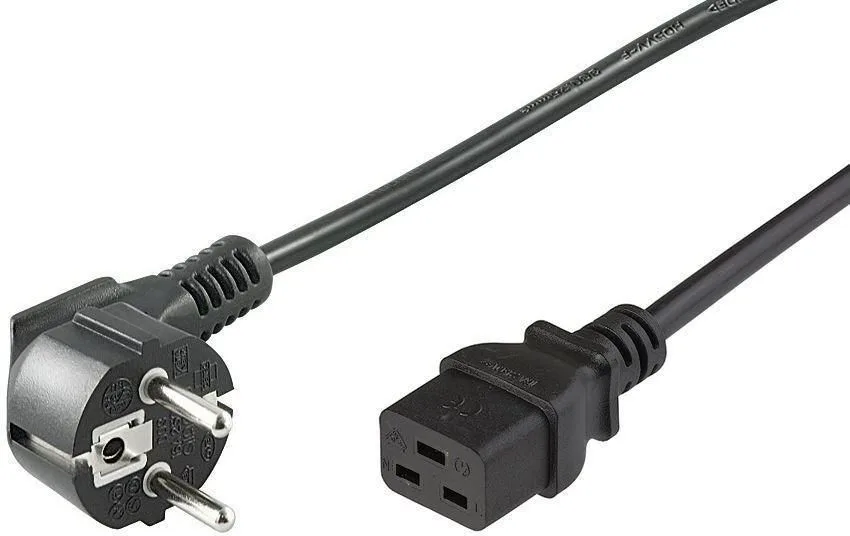 MicroConnect PE0771902 - 1,8 m - CEE7/7 - C19-Koppler - H05VV-F - 250 V - 16 A, Ansicht 2
