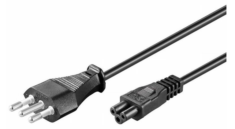MicroConnect PE100830 3m C5-Koppler Schwarz Stromkabel von LumaTech