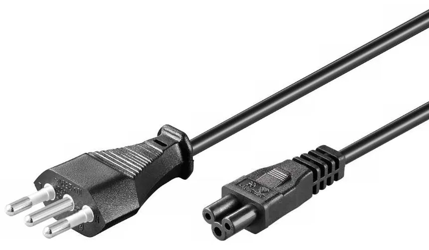 MicroConnect PE100830 3m C5-Koppler Schwarz Stromkabel, Ansicht 2