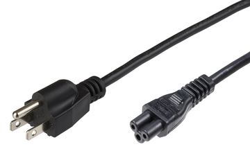 MicroConnect PE110830 3m Netzstecker Typ B C5-Koppler Schwarz Stromkabel von LumaTech
