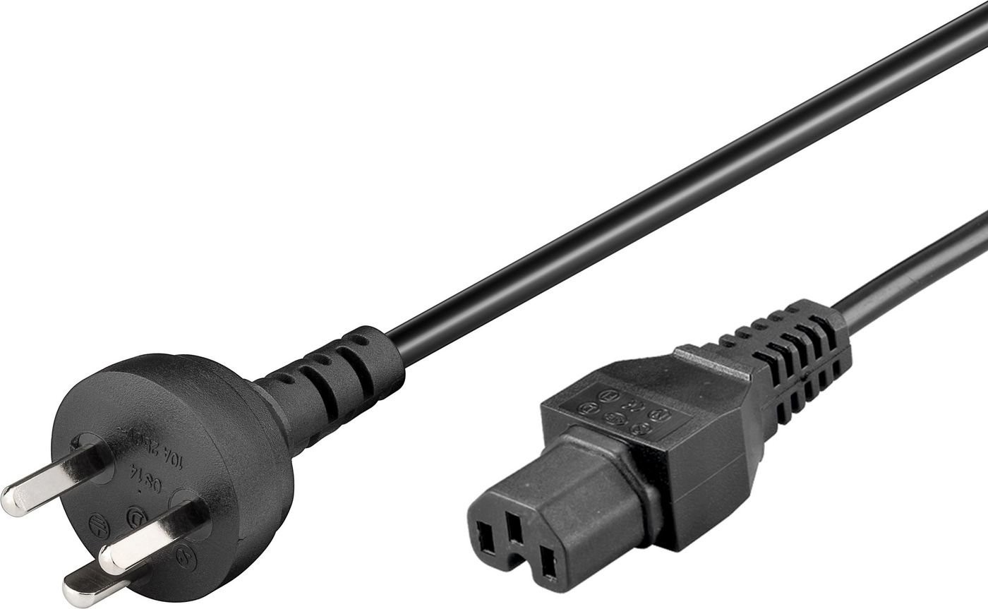 MicroConnect PE130418 - 1,8 m - C15-Koppler - C15-Koppler - 250 V - 10 A von LumaTech
