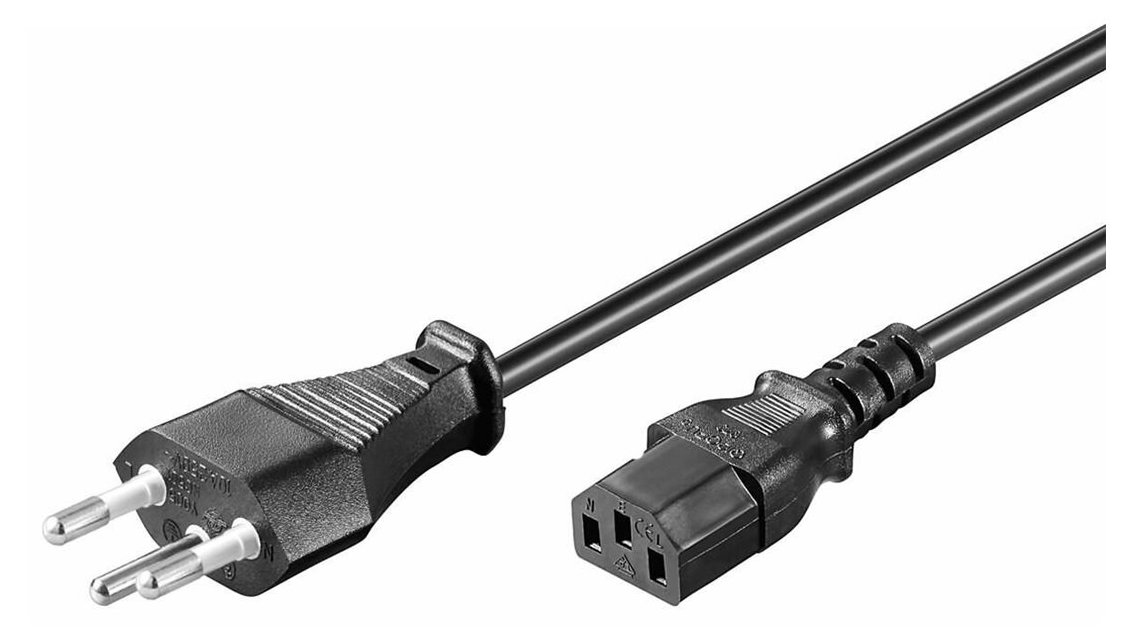 MicroConnect PE160430 Schwarz Stromkabel von LumaTech