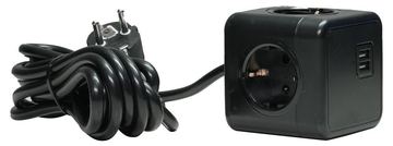 MicroConnect Power Cube Duo USB & Power - Steckdosenleiste von LumaTech