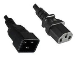 MicroConnect Spannungsversorgungs-Verlängerungskabel - 2 m schwarz IEC C13 (Kaltgeräte), Ansicht 2