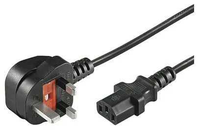 MicroConnect Stromkabel - BS 1363 zu power IEC 60320 C13, Ansicht 2