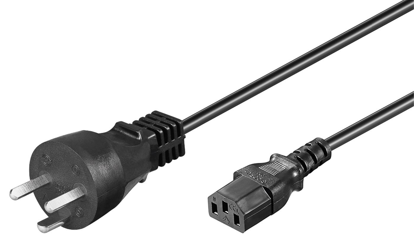 MicroConnect Stromkabel - DK 2-5A (M) zu power IEC 60320 C13 von LumaTech