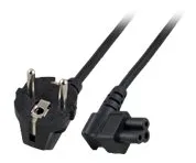MicroConnect Stromkabel - IEC 60320 C5 gewinkelt bis CEE 7/7 (M), Ansicht 2