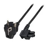 MicroConnect Stromkabel - IEC 60320 C5 gewinkelt zu power CEE 7/7 (M), Ansicht 2