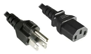 MicroConnect Stromkabel - NEMA 5-15 (M) gerade zu power IEC 60320 C13 gerade, Ansicht 2