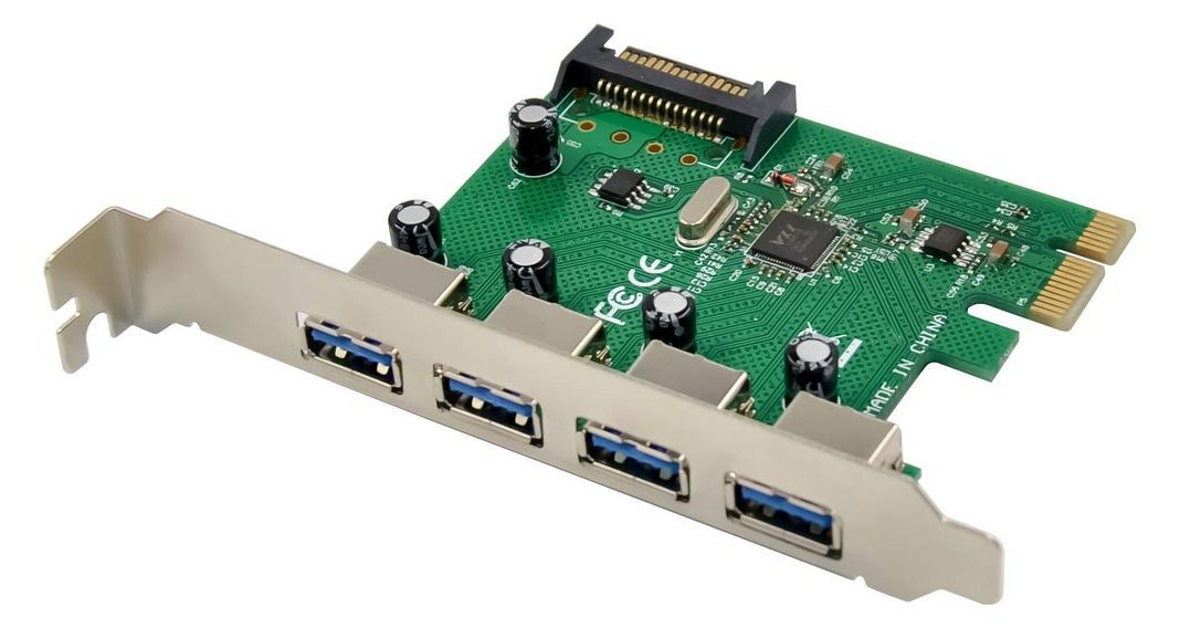MicroConnect USB-Adapter - PCIe 2.0 - USB 3.0 von LumaTech