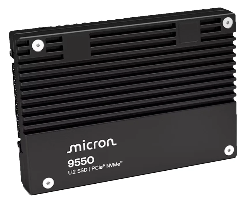 Micron 9550 MAX - SSD - Mixed Use - verschlüsselt - 12.8 TB - intern - 2.5 (6.4 cm), Ansicht 2