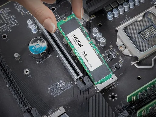 Micron Crucial E100 - SSD - 480 GB - intern - M.2 2280 - PCIe 4.0 x4 (NVMe), Ansicht 3