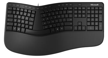 Microsoft Ergonomic Keyboard - Tastatur - USB - TL: Französisch, AZERTY von LumaTech