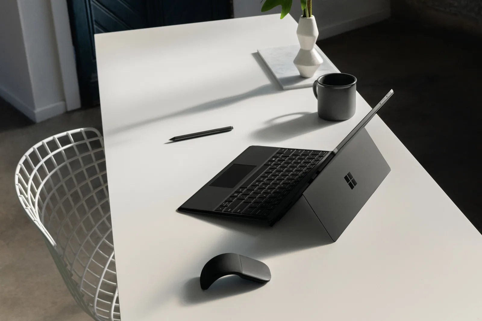 Microsoft Surface Arc Maus - Maus - optisch - 2 Tasten - schwarz, Ansicht 4