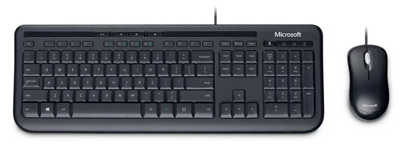 Microsoft Wired Desktop 600 - Tastatur-und-Maus-Set - TL: Deutsch, QWERTZ, Ansicht 2