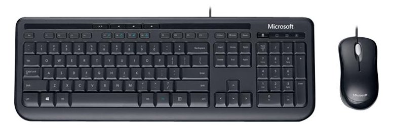 Microsoft Wired Desktop 600 - Tastatur-und-Maus-Set - TL: UK, QWERTY