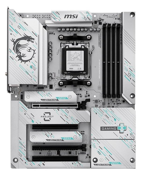 MSI B850 GAMING PLUS WIFI PZ - Motherboard - ATX - Socket AM5 - AMD B850 Chipsatz - 5 GB Ethernet, Wi-Fi 7, Bluetooth von LumaTech