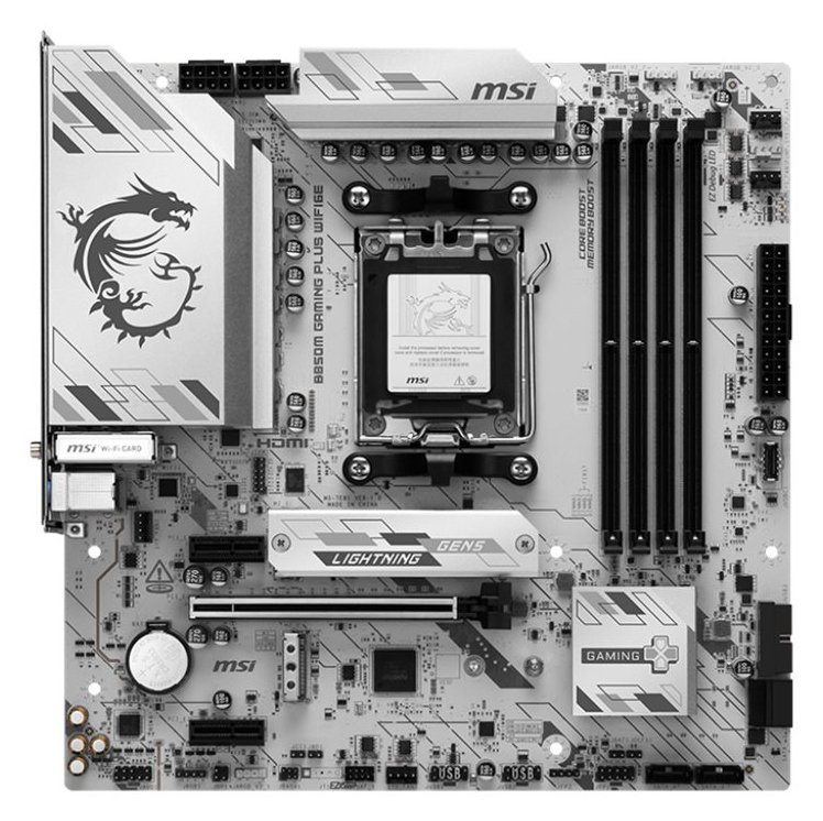 MSI B850M GAMING PLUS WIFI6E - Motherboard - micro ATX - Socket AM5 - AMD B850 Chipsatz - 2.5GB LAN, Wi-Fi 6E, Bluetooth von LumaTech