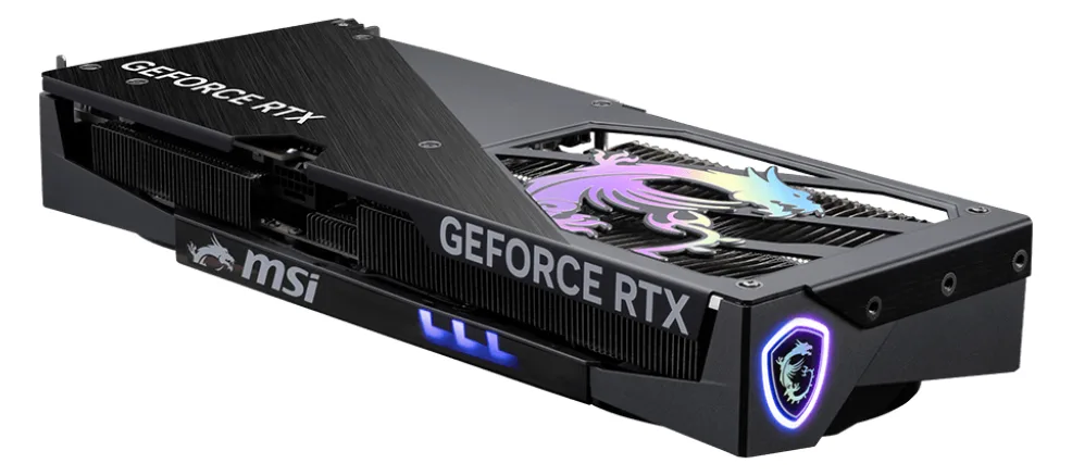 MSI GAMING TRIO OC - Grafikkarte - GeForce RTX 5060 Ti - 8 GB GDDR7 - PCIe 5.0 x16 - 3 x DisplayPort, HDMI, Ansicht 4