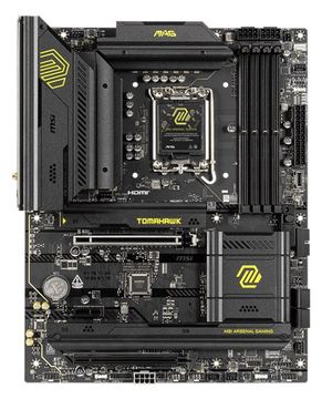 MSI MAG B860 TOMAHAWK WIFI - Mainboard - ATX - LGA1851-Sockel - B860 Chipsatz - 5 Gigabit Ethernet, Wi-Fi 7, Bluetooth von LumaTech