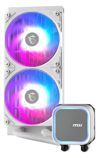 MSI MAG CORELIQUID A13 240 - Prozessor-Flüssigkeitskühlsystem - Kühlergröße: 360 mm - Weiß, Ansicht 3