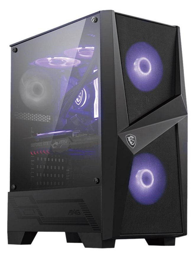 MSI MAG Forge 100M - Tower - ATX - Seitenteil mit Fenster (gehärtetes Glas) von LumaTech