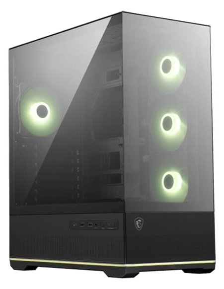 MSI MAG PANO 110R PZ - Mid tower - ATX - Seitenteil mit Fenster (gehärtetes Glas) von LumaTech