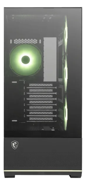 MSI MAG PANO 110R PZ - Mid tower - ATX - Seitenteil mit Fenster (gehärtetes Glas) - schwarz, Ansicht 3