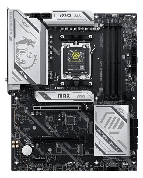 MSI MAG X870E Gaming Max Wifi X870 AM5 ATX DDR5 - AMD Sockel AM5 (Ryzen Zen4) - ATX von LumaTech