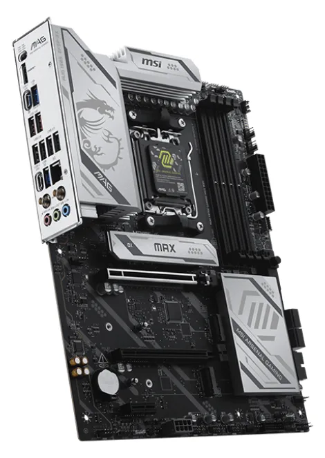 MSI MAG X870E Gaming Max WiFi X870 AM5 ATX DDR5 - AMD Sockel AM5 (Ryzen Zen4) - ATX, Ansicht 5
