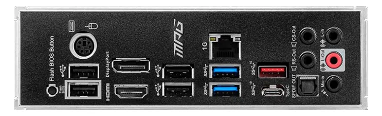 MSI MPG B550 GAMING PLUS - Motherboard - ATX - Socket AM4 - AMD B550 Chipsatz, Ansicht 4