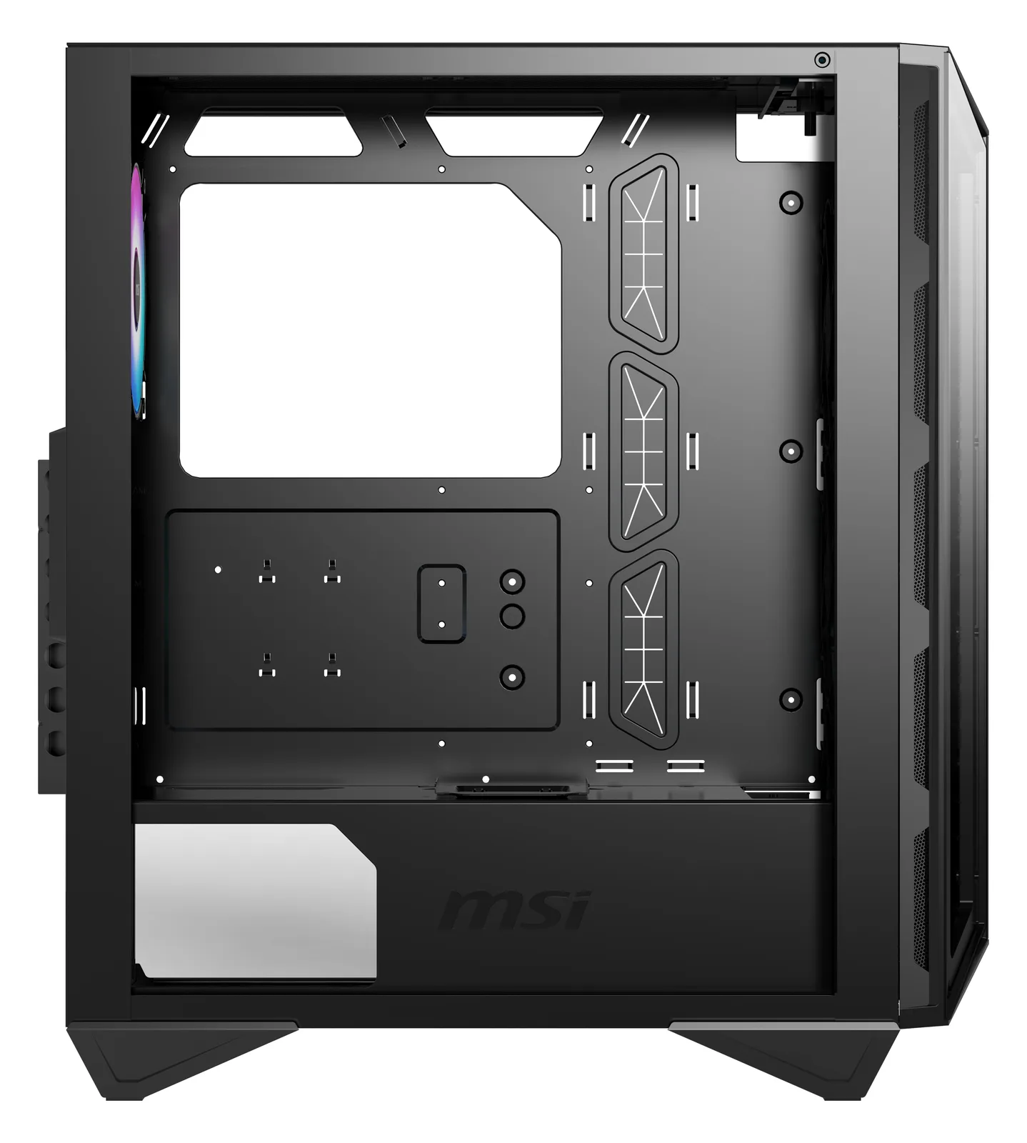 MSI MPG GUNGNIR 110R - Tower - ATX - Seitenteil mit Fenster (gehärtetes Glas), Ansicht 2