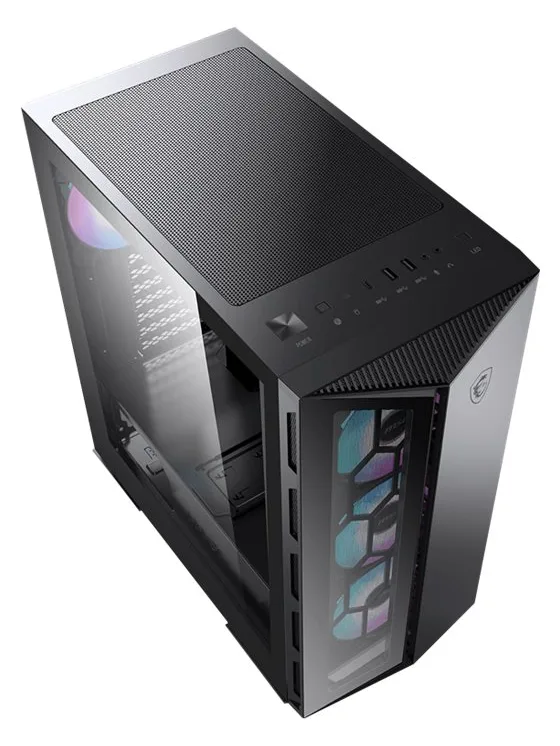 MSI MPG GUNGNIR 110R - Tower - ATX - Seitenteil mit Fenster (gehärtetes Glas), Ansicht 4