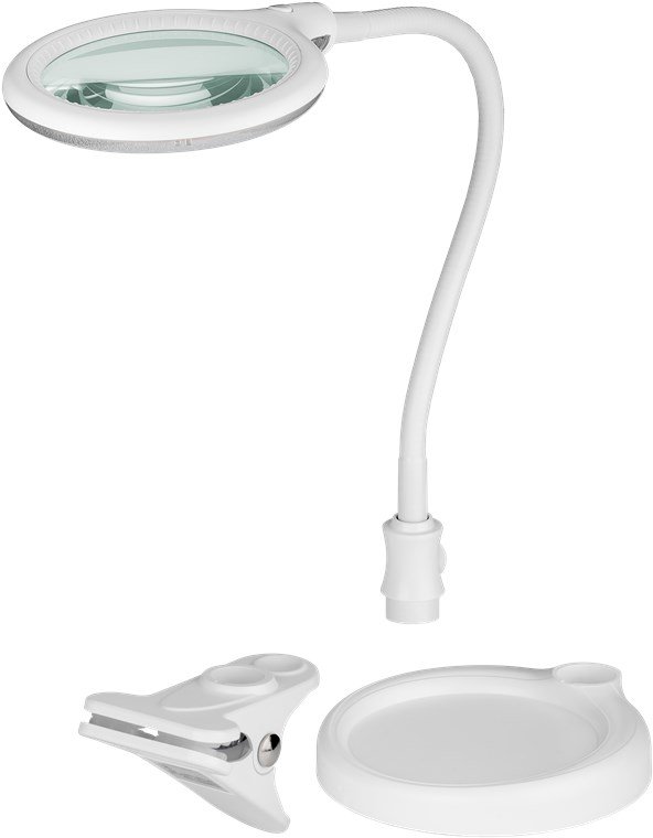 Goobay GB 60359 - Lupenleuchte LED O 100 mm 3 Dioptrien