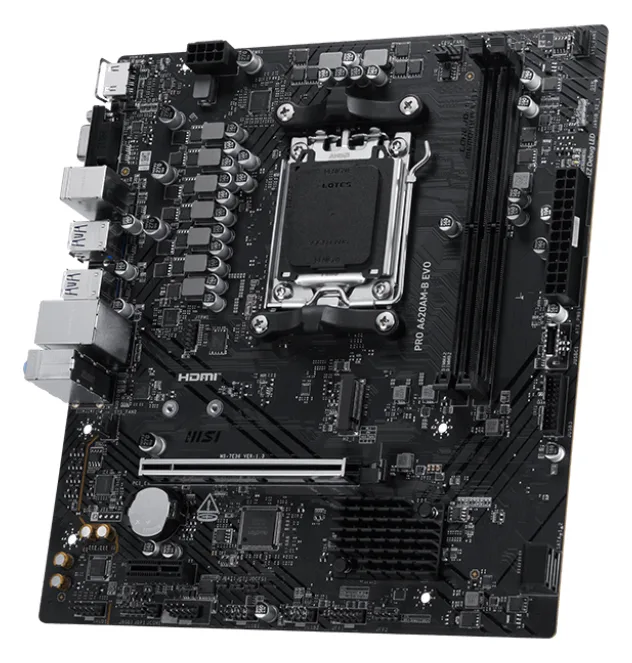 MSI PRO A620AM-B EVO - Mainboard - mATX, Ansicht 2