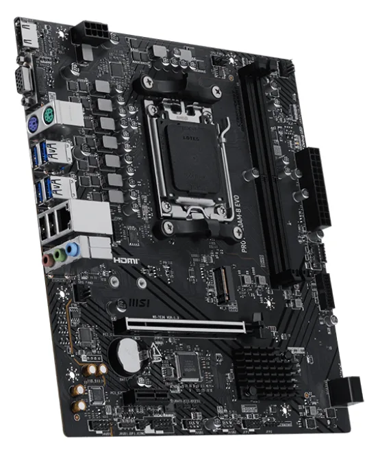 MSI PRO A620AM-B EVO - Mainboard - mATX, Ansicht 4