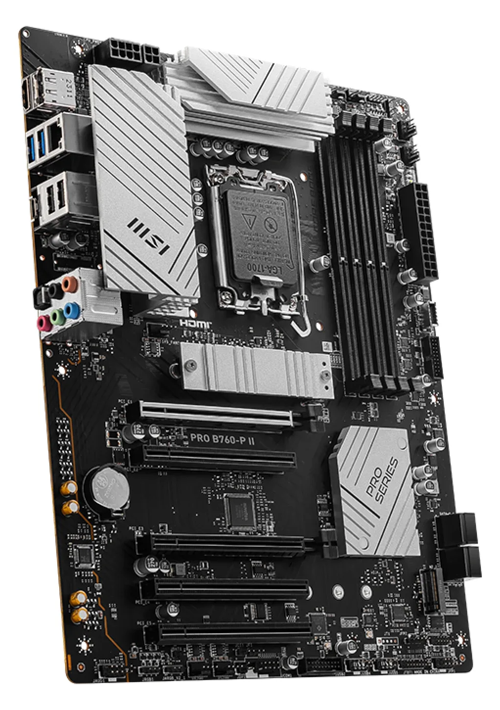 MSI PRO B760-P II - Motherboard - ATX - LGA1700-Sockel - B760 Chipsatz - USB 3.2 Gen 1, USB-C 3.2 Gen2, Ansicht 5