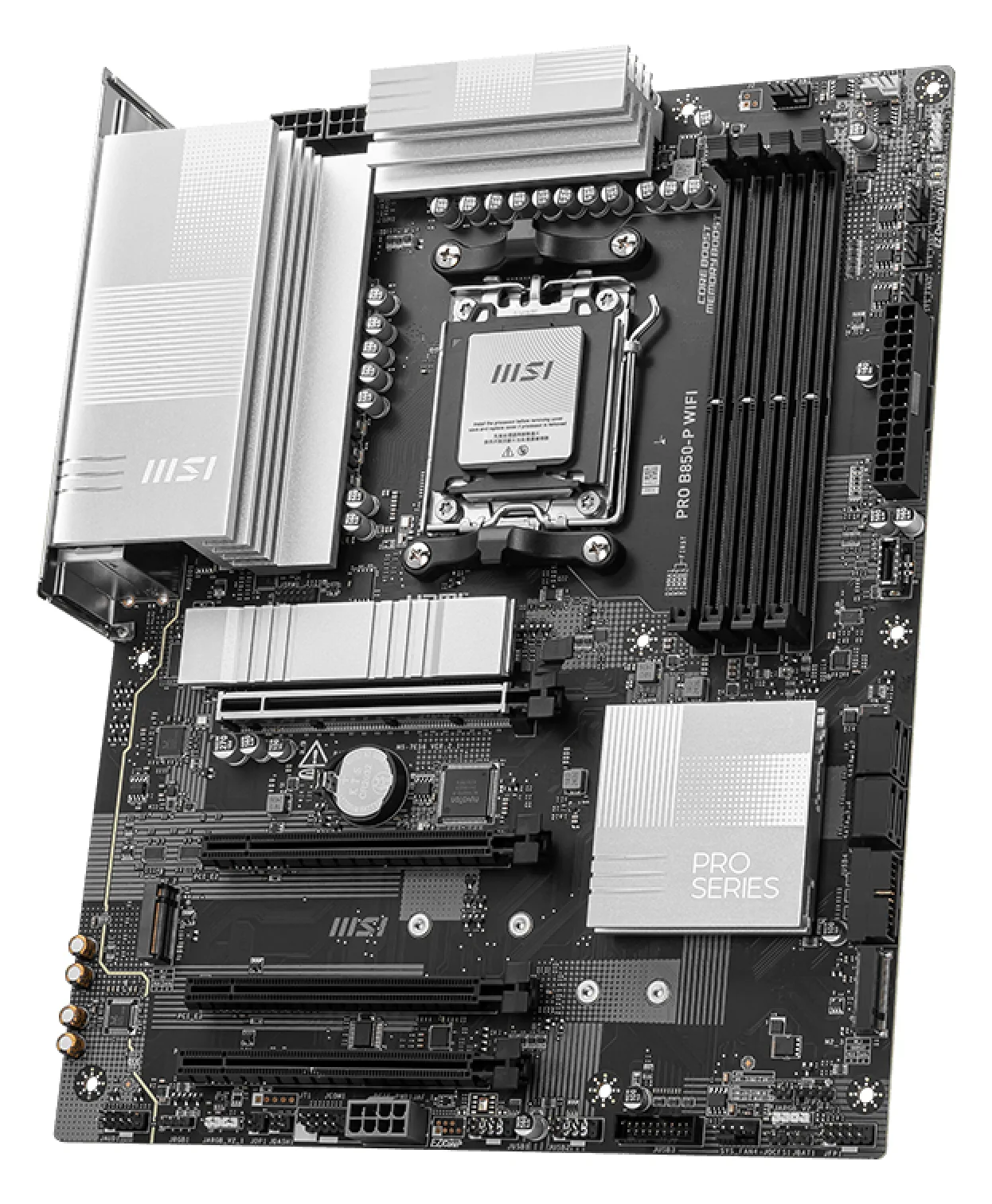 MSI PRO B850-P WIFI - Mainboard - ATX - Socket AM5 - AMD B850 Chipsatz - 5 Gigabit Ethernet, Wi-Fi 7, Ansicht 5