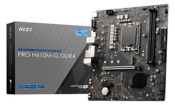 MSI PRO H610M-G DDR4 - Motherboard - micro ATX - LGA1700-Sockel - H610 Chipsatz - USB 3.2 Gen 1 - Gigabit LAN von LumaTech
