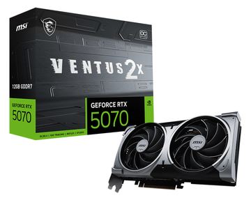 MSI RTX5070 Ventus 2X OC 12GB GDDR HDMI 3xDP - Grafikkarte - 12.288 MB von LumaTech