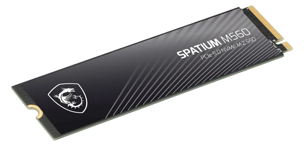 MSI SPATIUM M560 - SSD - 1 TB - intern - M.2 2280 - PCI Express 5.0 x4 (NVMe), Ansicht 4