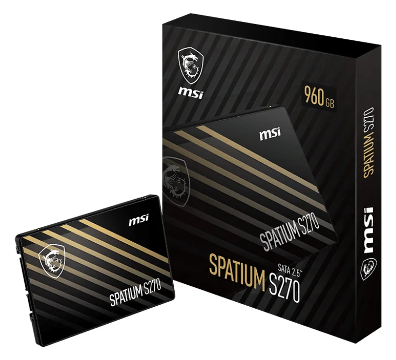 MSI SPATIUM S270 - SSD - 960 GB - intern - 2.5 (6.4 cm), Ansicht 2