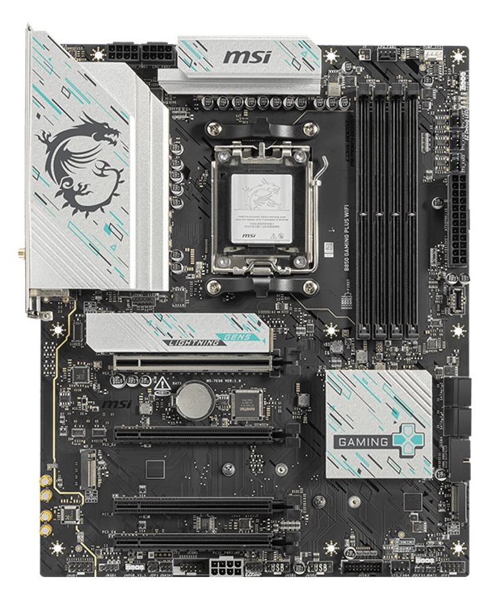 MSI B850 GAMING PLUS WIFI - Motherboard - ATX - Socket AM5 - AMD B850 Chipsatz - 5 Gigabit Ethernet, Wi-Fi 7 von LumaTech