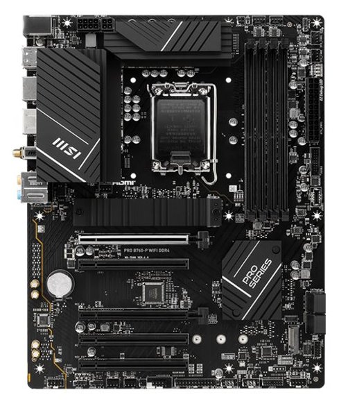 MSI PRO B760-P WIFI DDR4 - Motherboard - ATX - LGA1700-Sockel - B760 Chipsatz von LumaTech
