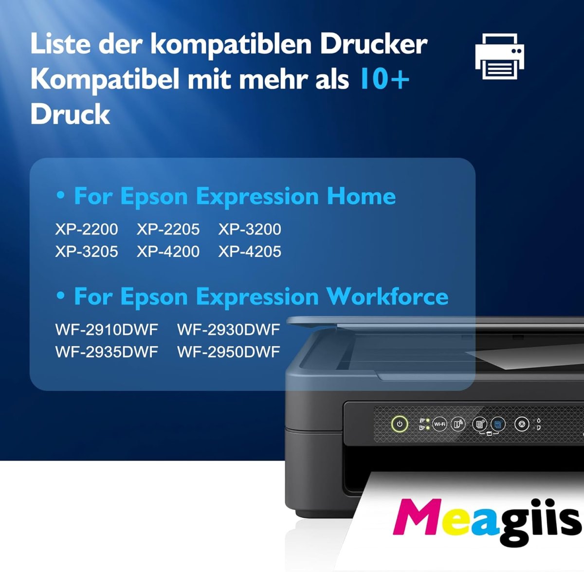 Kompatibel für 604XL Druckerpatronen Kompatibel für Epson 604 XL patronen für Epson XP-2200 XP-2205 XP-3200 XP-3205 XP-4200 XP-4205 Workforce WF-2910 WF-2930 WF-2935 WF-2950 (15er-Pack) — Bild 2